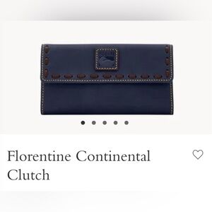 Dooney & Bourke Florentine Continental Clutch - Navy
